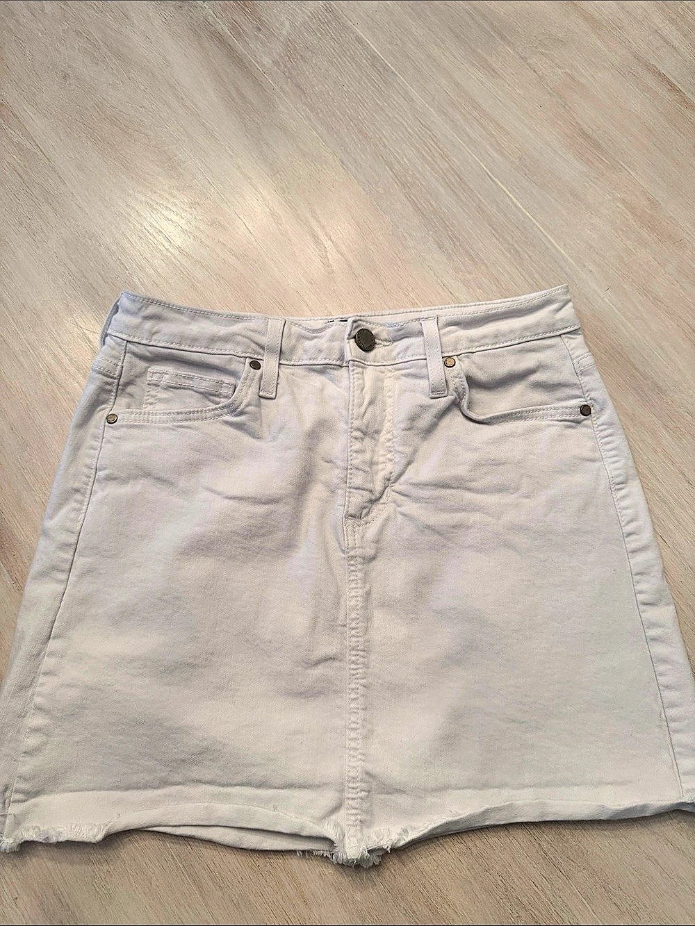 Just Black Women'Small Raw Hem Mini Skirt Size Small